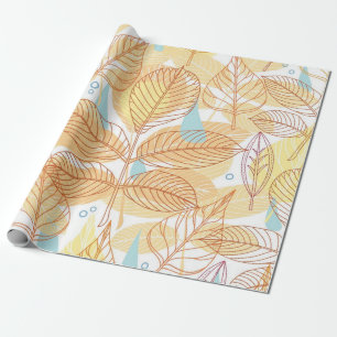 Papier Cadeau Motif d'automne