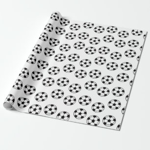 Papier Cadeau Motif de balle de football