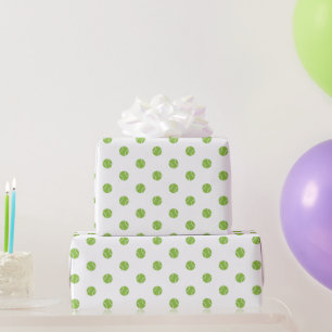 Papier Cadeau Motif de balle de tennis