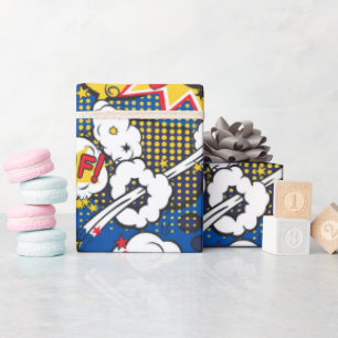 Papier Cadeau Motif de bande dessinée 