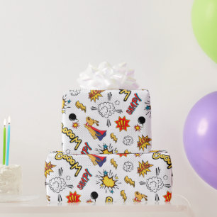 Papier Cadeau Motif de bande dessinée