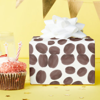 Papier Cadeau Motif de biscuits au chocolat