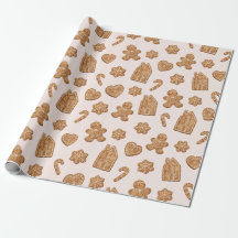 Motif de biscuits en pain d'épices Noël Fêtes de f
