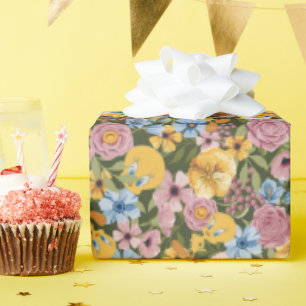 Papier Cadeau Motif de broderie florale TWEETY™