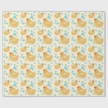 Motif de canard en caoutchouc aquarelle jaune mign