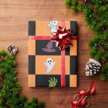 Motif de caractères d'Halloween mignon