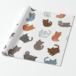 Papier Cadeau Motif de chat