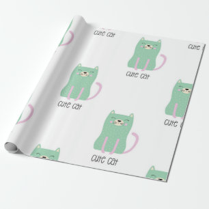 Papier Cadeau Motif de chat