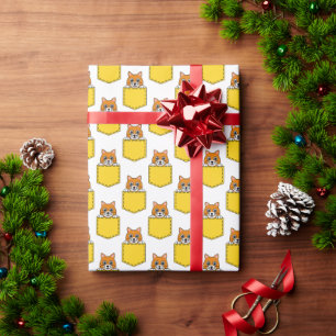 Papier Cadeau Motif de chat de poche