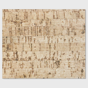 Papier Cadeau Motif de chêne-liège