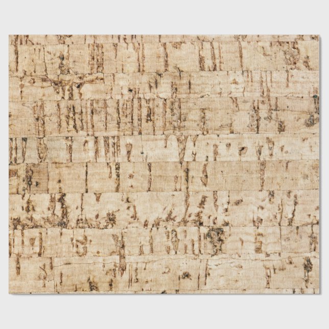 Papier Cadeau Motif de chêne-liège (Plat)