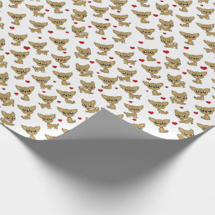 Papier Cadeau Motif de chiwawa