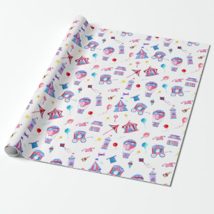 Papier Cadeau Anniversaire De Cirque Zazzle Fr Papier Cadeau Anniversaire De Cirque Zazzle Fr