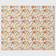Motif de citrouille d'automne