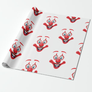 Papier Cadeau Motif de clown