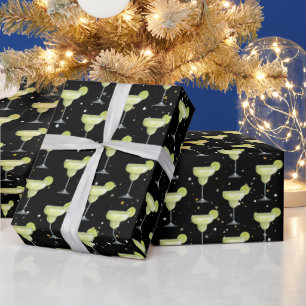 Papier Cadeau Motif de cocktail Margarita