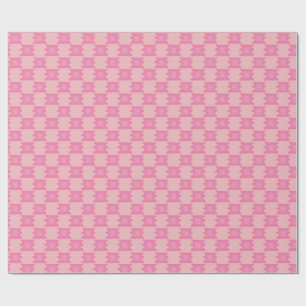 Papier Cadeau Motif de couverture sauvage ouest rose morne doux 