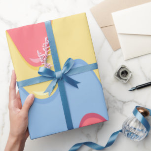 Papier Cadeau Motif de crème glacée fondue enveloppement