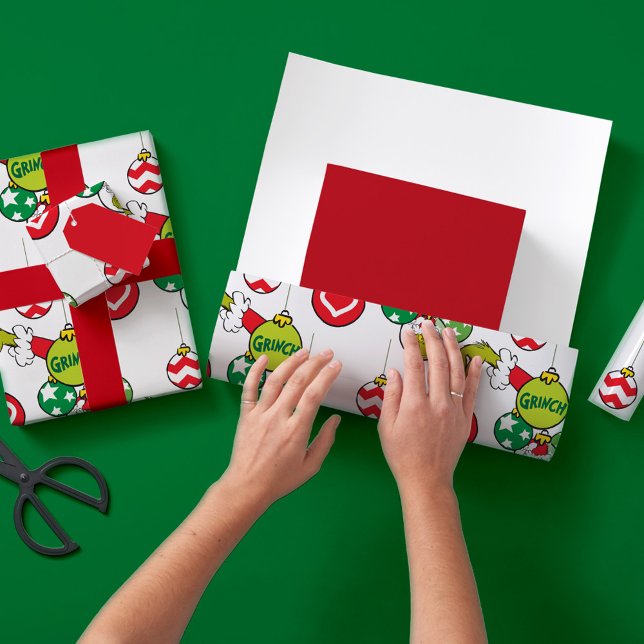 Papier Cadeau Motif de décoration Grinch (Créateur téléchargé)