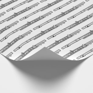 Papier Cadeau Motif de dessin de flux