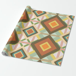 Papier Cadeau Motif de diamants d'art de la pop sud-ouest