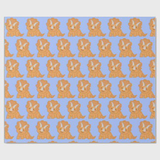 Papier Cadeau Motif de dinosaure Kawaii mignon pour les enfants