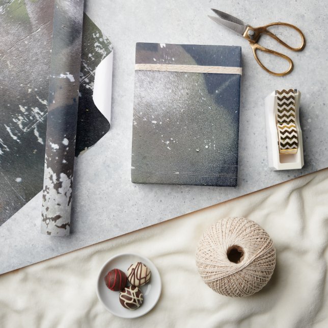 Papier Cadeau Motif de feuille de camouflage (Artisanat)