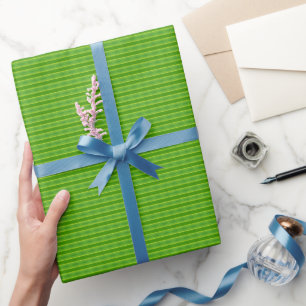 Papier Cadeau Motif de feuille verte