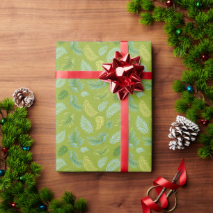 Papier Cadeau Motif de feuilles tropicales 16