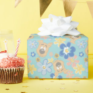 Papier Cadeau Motif de fleurs Scooby-Doo