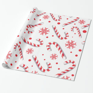 Papier Cadeau Motif de friandise doux de Christmassy