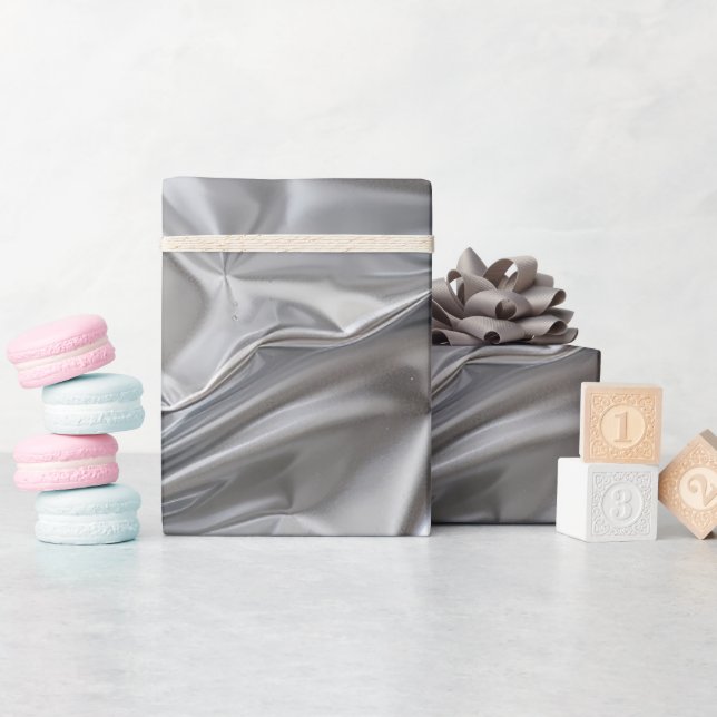 Papier Cadeau Motif de froissement de feuille (Baby Shower)