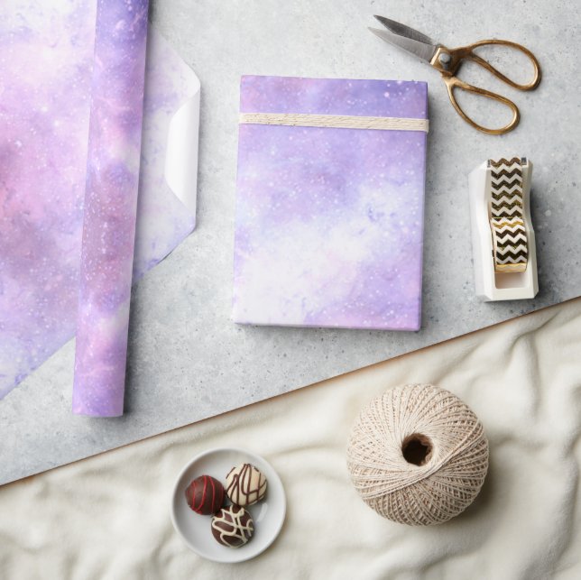 Papier Cadeau Motif de Galaxie cosmique céleste (Artisanat)