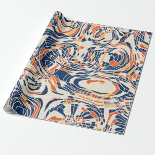 Papier Cadeau Motif de géo abstrait sans couture. Haute qualité