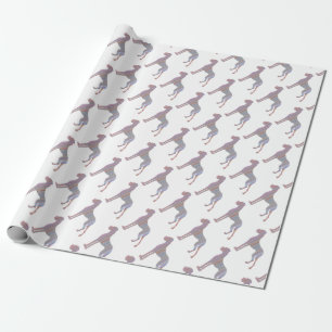Papier Cadeau Motif de Grand Danois coloré