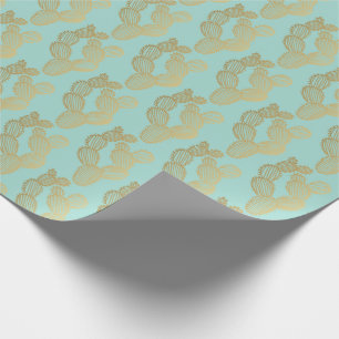 Papier Cadeau Motif de gribouillis doré