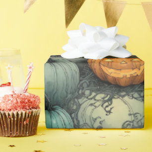 Papier Cadeau Motif de jardin gourd