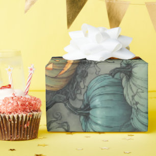 Papier Cadeau Motif de jardin gourd