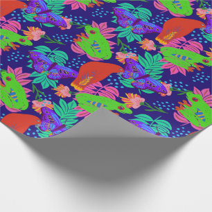 Papier Cadeau Motif de jungle vibre