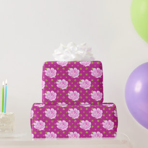 Papier Cadeau Motif de la fille de mode