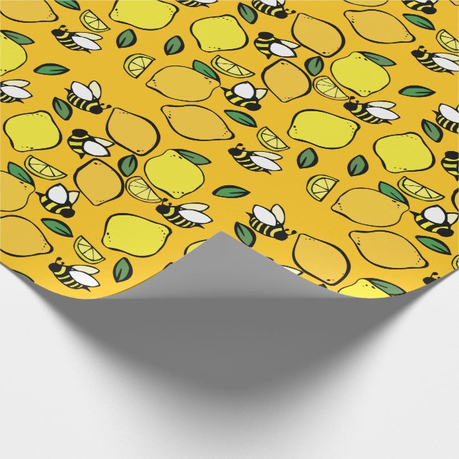 Papier Cadeau Motif de la limonade de Beehive (Coin)