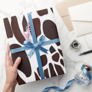 Papier Cadeau Motif de la peau de girafe