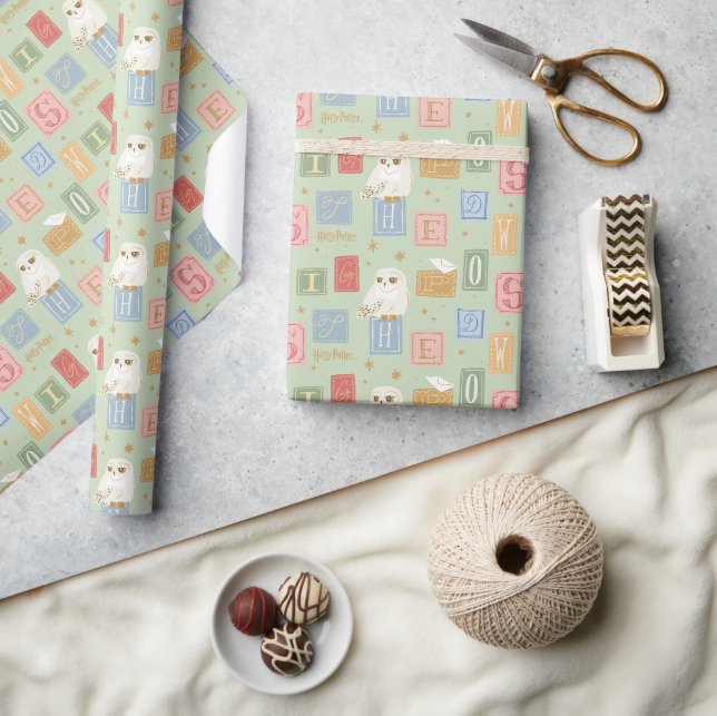 Papier Cadeau Motif de lettre bloc Hedwig Post (Artisanat)