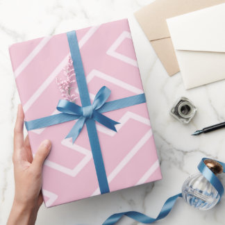 Papier Cadeau Motif de lignes géométriques inspiré de la Grèce a