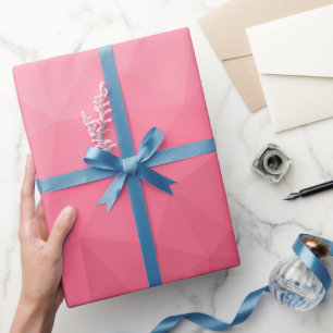 Papier Cadeau motif de maillage géométrique de dégradé de lumièr