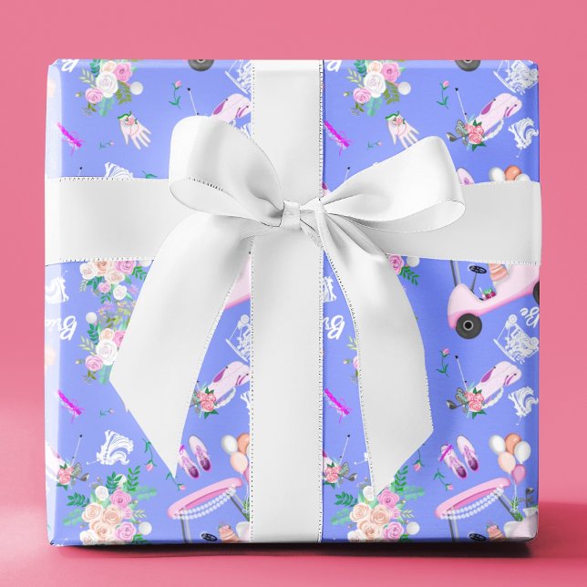 Papier Cadeau Motif de mariage de golf sans couture pour enterre (Créateur téléchargé)