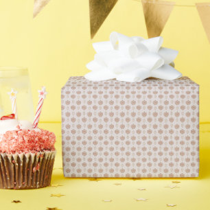 Papier Cadeau Motif de médaillon ornemental dans une palette bei