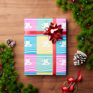 Papier Cadeau Motif de navires à voiles