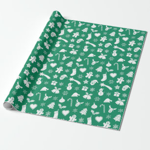 Papier Cadeau Motif de Noël bleu arrière - plan