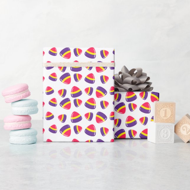 Papier Cadeau Motif de Noël rétro décoratif (Baby Shower)